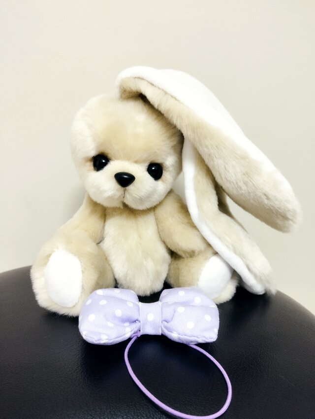 ハンドメイド* ぬいぐるみ*ヴィンテ—ジ風*うさぎさん*べージュ ふわふわぬいぐるみ☆耳の長～いうさぎさん☆べージュ