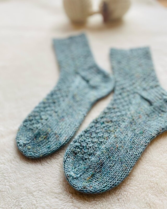 No.1005 手編み靴下BerlimTweed902