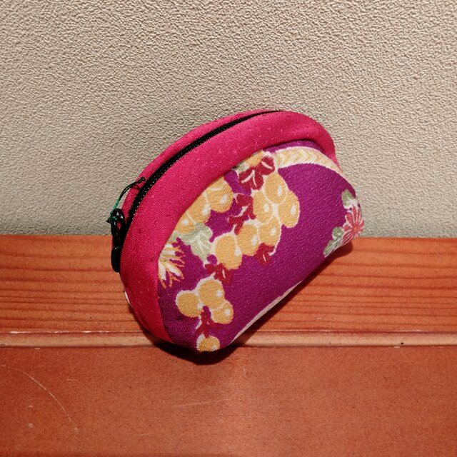 着物　楕円型ポーチ（小）