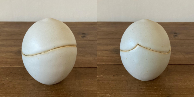 No2 ボンボニエール　脚あり　大 卯の花色のボンボニエール | iichi 日々の暮らしを心地よくする