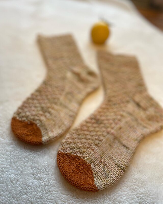 No.1007 手編み靴下