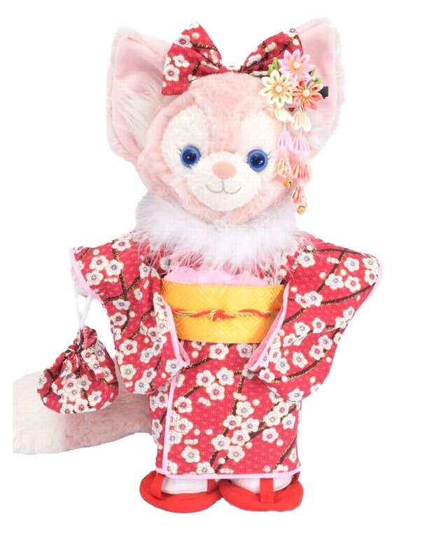 リーナ・ベル 着物 着せ替え コスチューム ケープ&草履付 大正ロマン 梅満開 振袖セット No.5 本体無 Sサイズ用