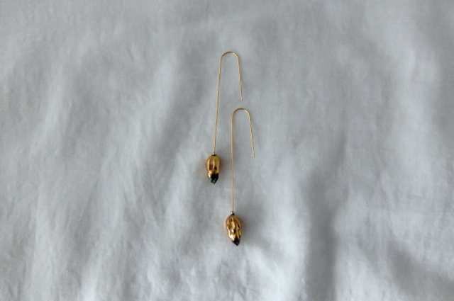 ピアス tsubomi goldの画像1枚目