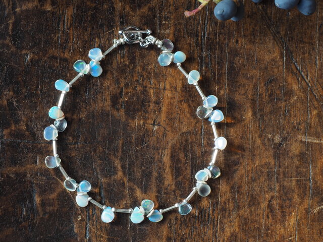 オパール シルバーブレスレット silver925 | iichi 日々の暮らし
