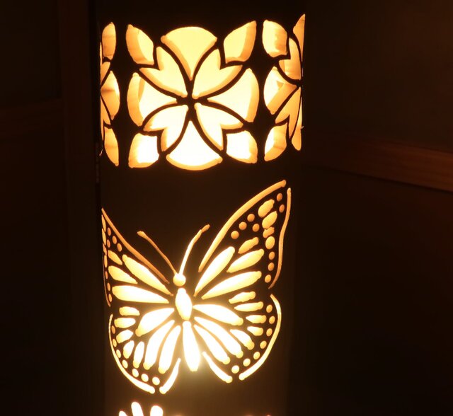 竹灯り・竹あかり・竹灯籠 ～～ 癒しの灯り ☆春舞☆～～ | iichi 日々