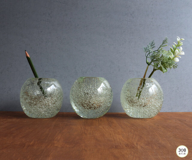 ガラスキャンドルホルダー 泡玉 | iichi 日々の暮らしを心地よく