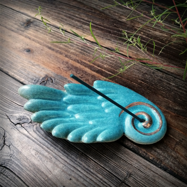 空色の大きな翼 お香立てno.16