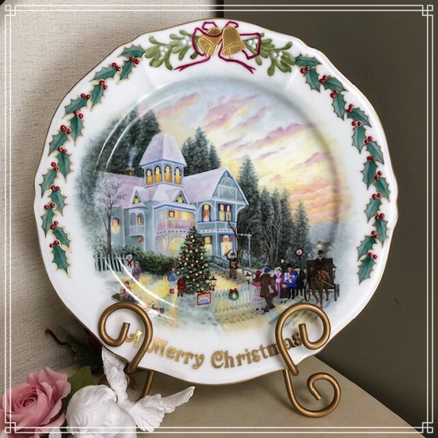 光のクリスマスプレート