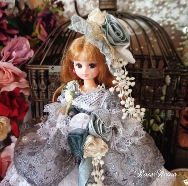 ロリータロマンス グレージュシンフォニーの優美なトリプルフリル