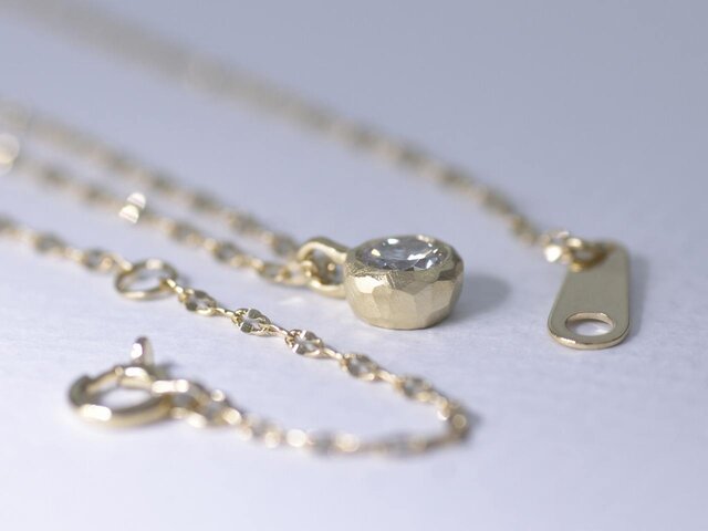 Diamond_0.24ct/K18YG Necklace 【miniera/ミニエーラ】-