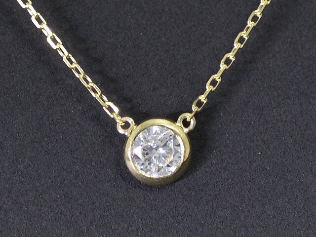 Diamond_0.14ct/K18YG necklace 【Grana/グラーナ】 | iichi 日々の