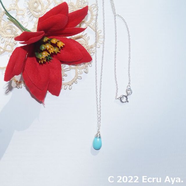 *冬の暮*宝石質スリーピングビューティーAAAのネックレス