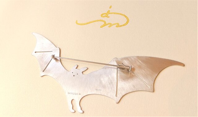 一級技能士の技ーzanzouー「No.47 コウモリ」 SILVER925