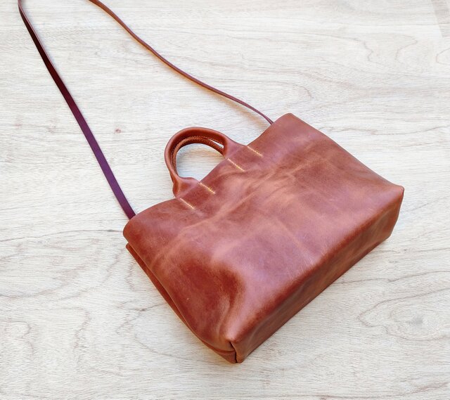 NEW【ヌメ革】TRADさんの2wayバッグ（レザー/トートバッグ/ショルダー