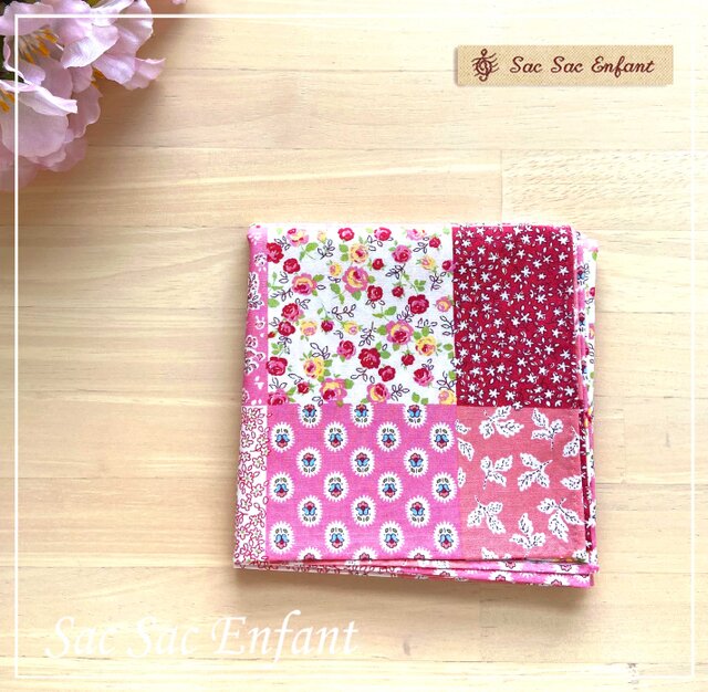 ハンドメイド　ランチクロス ちくちく手縫いがやさしい ランチクロス＜48cm×48cm