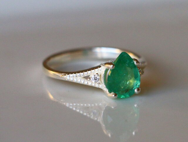 天然石＊パライバトルマリン 指輪＊11号 SV | iichi 日々の暮らしを