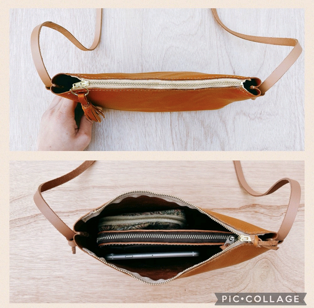 国産革】上品な大人のショルダーバッグ（レザー/シンプル/コンパクト