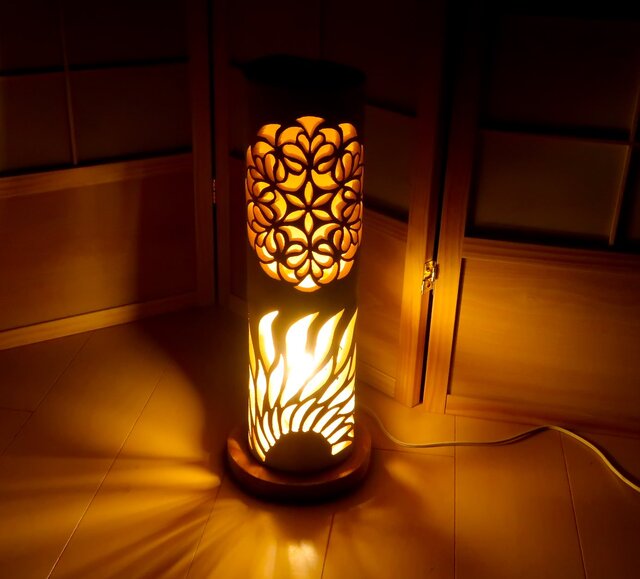 竹灯り・竹あかり・竹灯籠 ～～ 癒しの灯り ☆太陽と華
