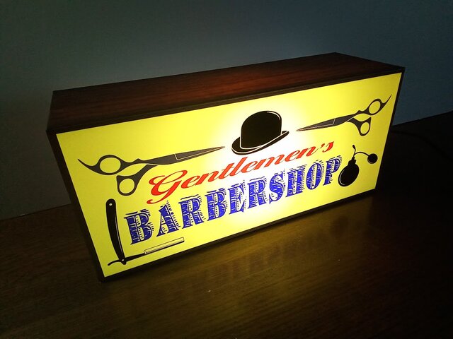 Mサイズ】バーバー 理容室 ヘアーサロン 床屋 帽子 アメリカンレトロ