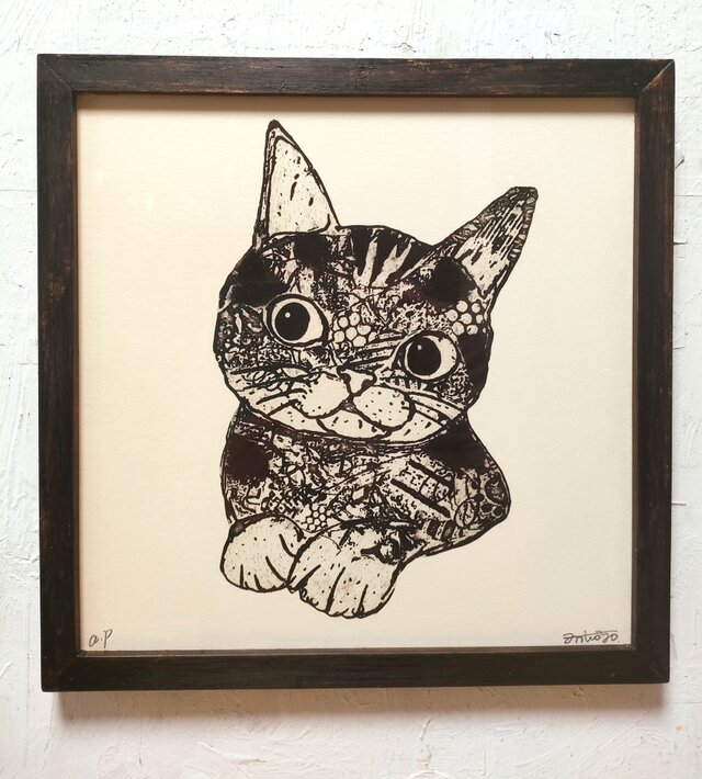 O絵画 カラー銅版画 額装品 版画 | filmekimi.iksv.org