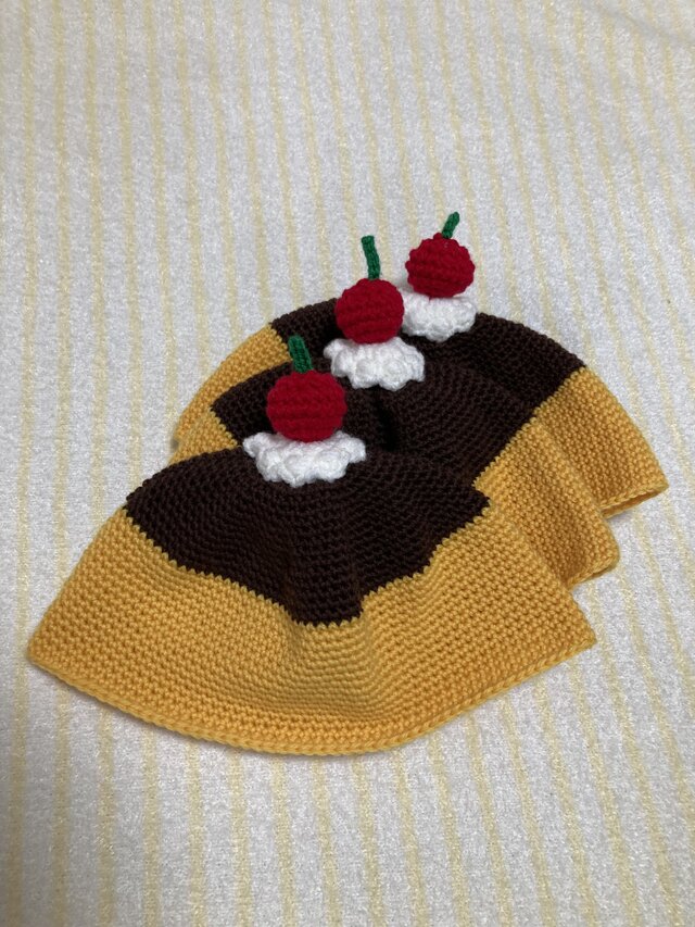 プリンのニット帽【商品番号:2301-2】