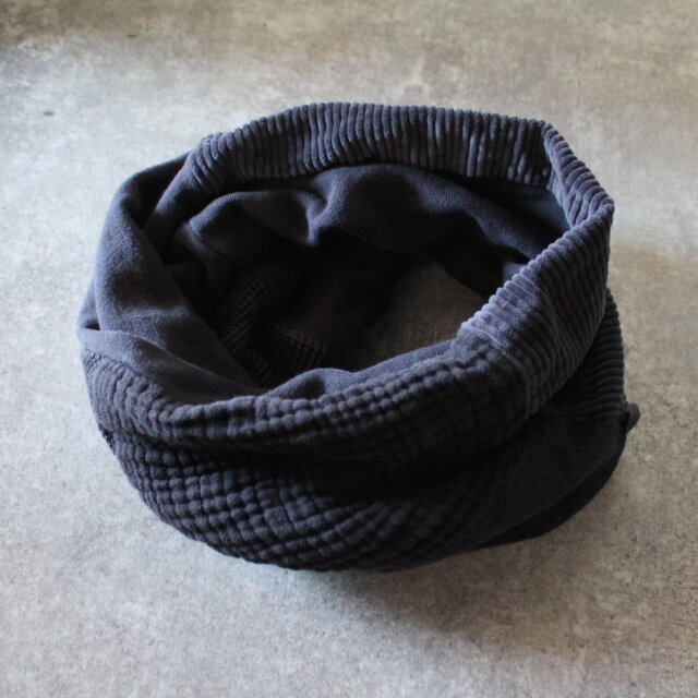 patchwork snood/草木染め/スヌード/パッチワーク/消炭色 | iichi 日々