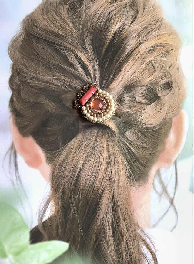Always*再販・ベビーピンクのフリルヘアゴム | iichi 日々の暮らしを