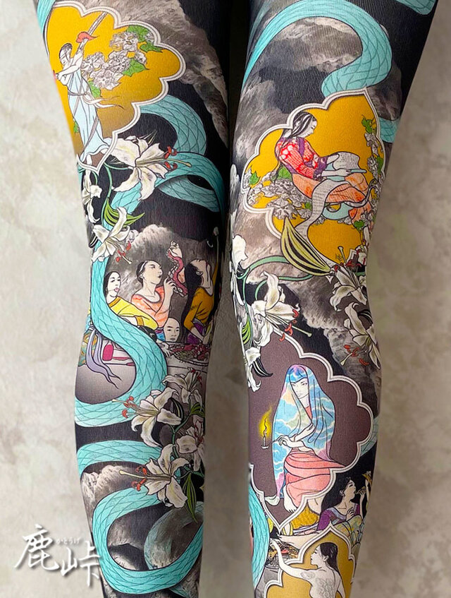 Art of Leg タトゥータイツ - ストッキング