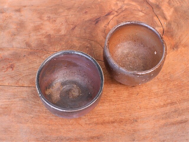 備前焼 ぐい呑み(2個セット) gi-337 | iichi 日々の暮らしを