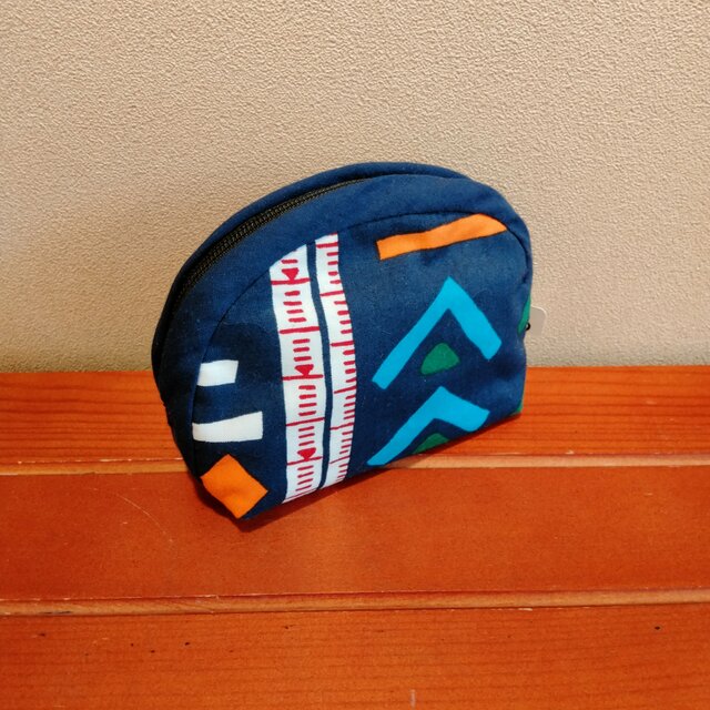 綿　楕円型ポーチ（中）