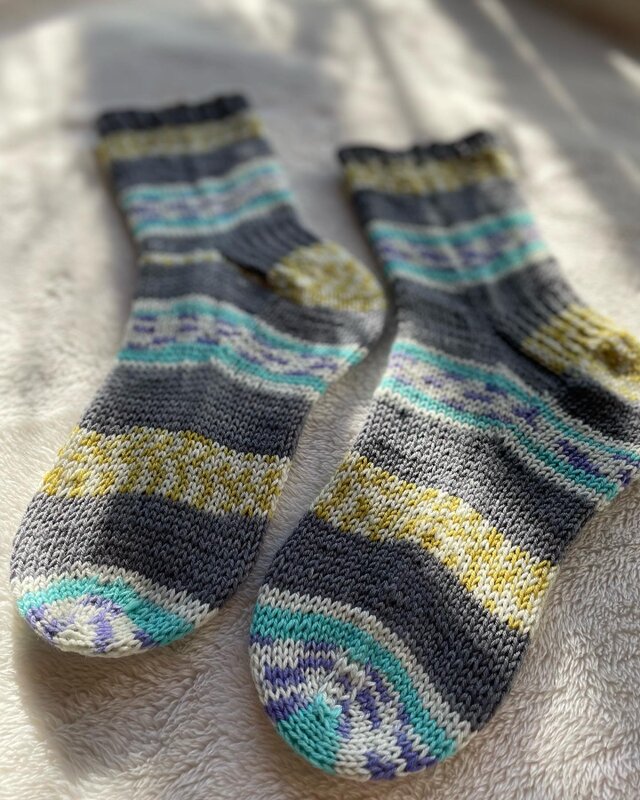 No.1038 手編み靴下Seta ADRIANA