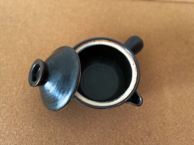 片手土鍋 n1431 黒つやなし片手土鍋 | t's kitchen