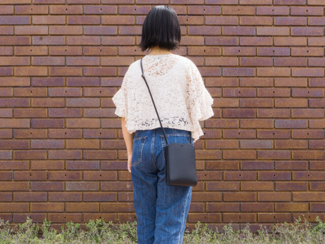 Lさま専用　新品ワンハンドルMサイズ　ダークブラウン　足付き　ショルダーカスタム Dakota（ダコタ） スマホショルダーバッグ メンズ Dakota BLACKLABEL