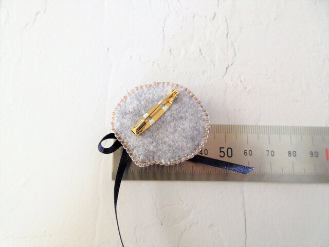 チェコガラスブローチ　トップ チェコガラスボタン】ブローチ・ペンダントヘッド (トンボ