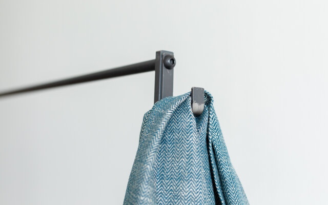 アイアンハンガーラック　黒　ヴィンテージ　アンティーク ヴィンテージ アイアン ハンガーラック - アンティーク