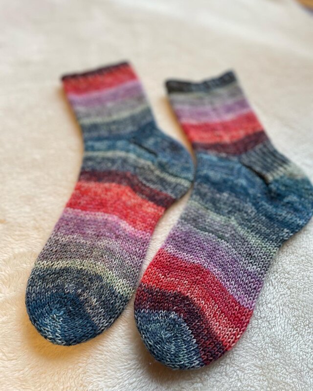 No.1042 手編み靴下 COSIMA3489