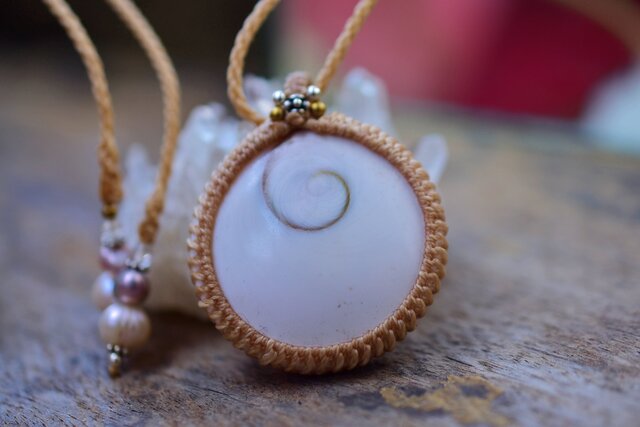 自然を胸に☆お守り☆シヴァアイ マクラメネックレス874 | iichi 日々