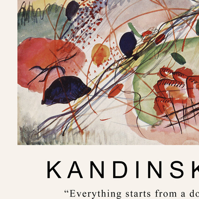 カンディンスキー Aquarell print / アートポスター 絵画 アート