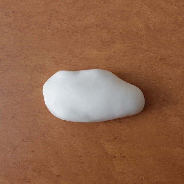 陶器　雲 壁掛け花器 横長 オブジェ 小　⑥