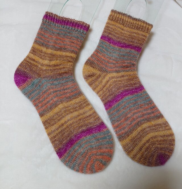 手編み靴下 sock yarn 08