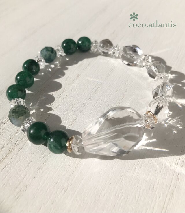 水精と森の時間〜healing bracelet＊*14kgf | iichi 日々の暮らしを