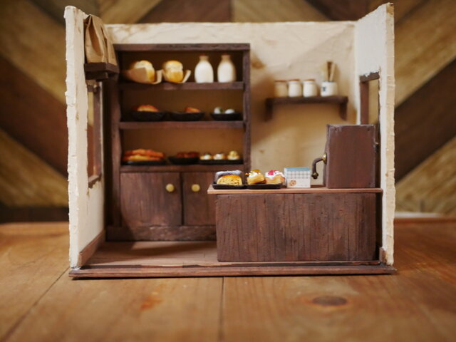 ミニチュア家具　ミニチュアパン屋さんAセット ミニチュア（パン屋さん） | THREEPPY