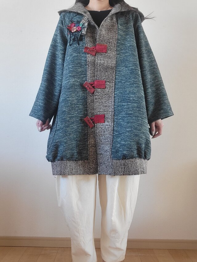 着物リメイク 古布 手作り 裂織 コート | iichi 日々の暮らしを