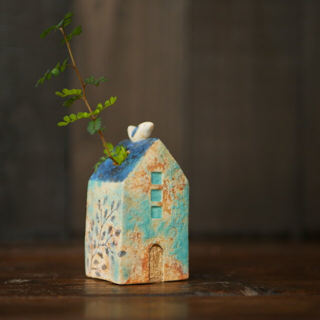 小鳥と青色のおうち no.7