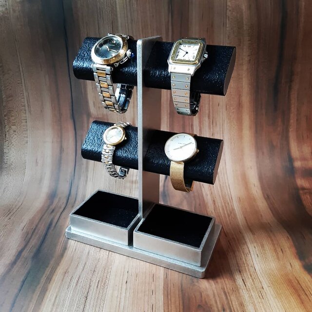 アクセサリー収納　腕時計、ネックレス、指輪スタンド　AKデザイン腕時計収納