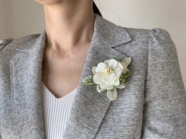 natural corsageコサージュ卒業式入学式 MisshKissh コサージュ 日本製 フォーマル 結婚式 卒業式 卒園式