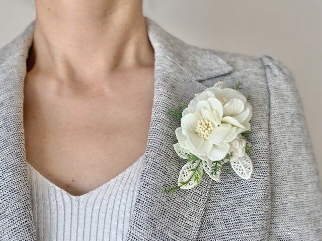 natural corsageコサージュ