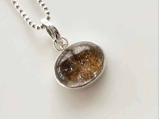 ミモザの庭 ガーデンクォーツネックレス silver | iichi 日々の暮らし