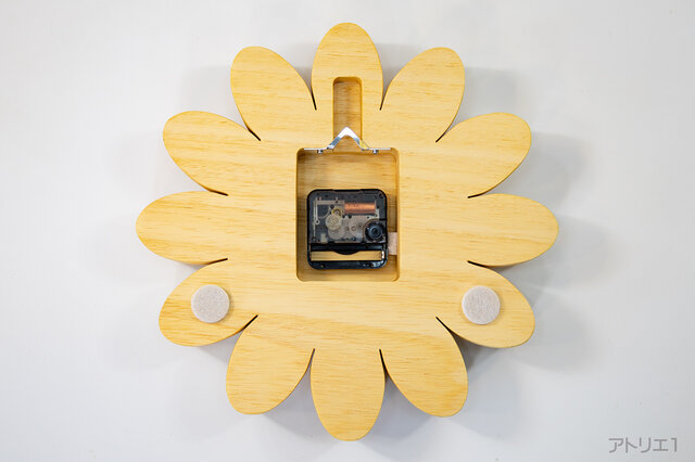 ひまわりの掛け時計 | iichi 日々の暮らしを心地よくするハンドメイド