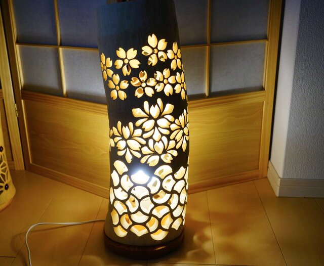 No.004t 竹灯り 和の心 ハンドメイド インテリア 竹灯籠 No.004t 竹灯り 和の心 ハンドメイド インテリア 竹灯籠